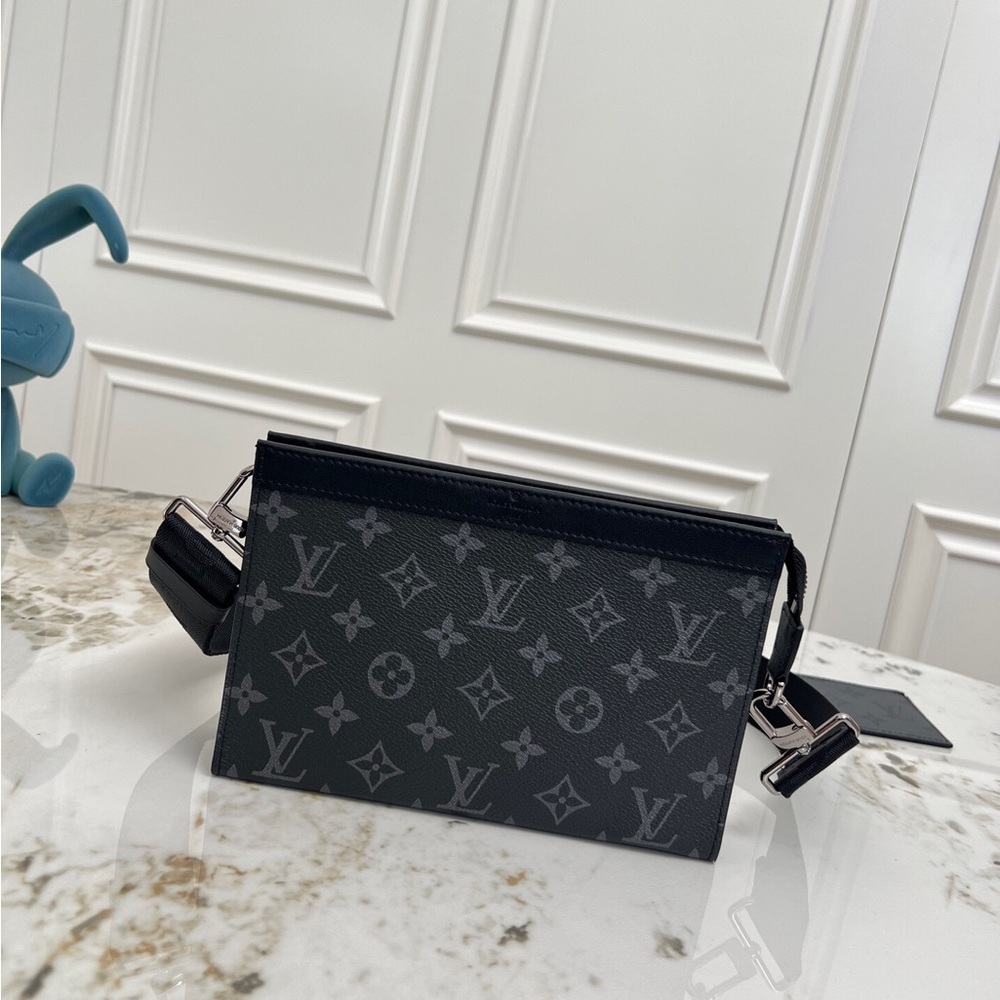 Louis Vuitton Monogram Eclipse Gaston Wearable Wallet Crossbody